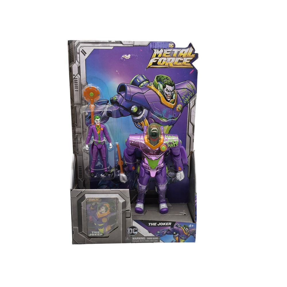 Spin Master DC Metal Force The Joker Mech Suit Action Figure 6071724 New